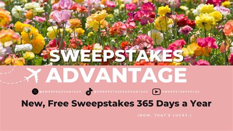 sweepstakes on facebook|Sweepstakes Advantage .